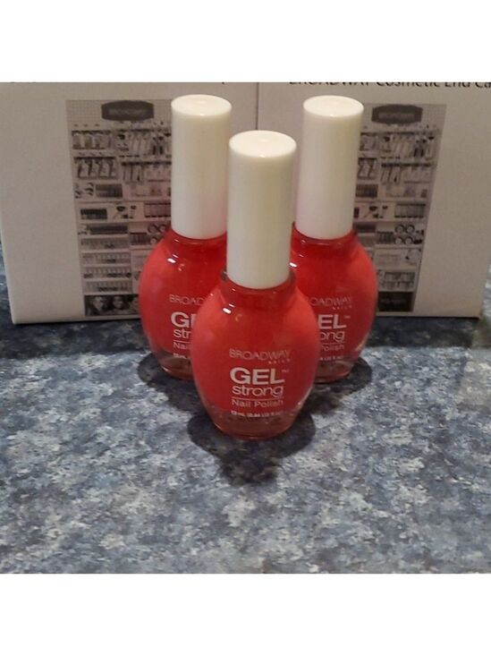 broadway nails Other - - 3 New broadway nails gel strong Grapefruity pink